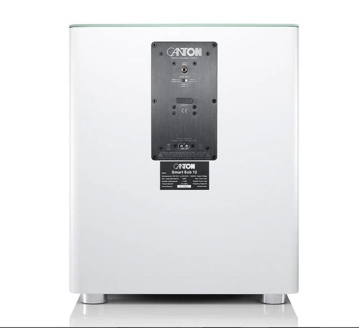 Canton Smart Sub 12 - Subwoofer wit, Audio, Tv en Foto, Luidsprekers, Zo goed als nieuw, Subwoofer, 120 watt of meer, Overige merken