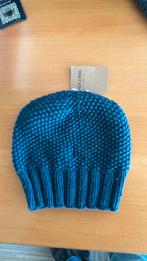 Merinowol muts - Petrol kleur, Kleding | Dames, Fuzawool, Ophalen of Verzenden, Nieuw, Muts