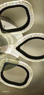 Mooie LED lamp met waaier en afstandsbediening, Ophalen of Verzenden, Nieuw, Metaal, Modern