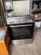 Bosch zilverkleur, 60 cm, Witgoed en Apparatuur, Fornuizen, Zo goed als nieuw, 85 tot 90 cm, Elektrisch, 4 kookzones