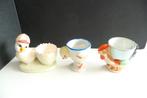 10 ANTIEKE EIERDOPJES IN STAAT VAN NIEUW PORSELEIN, Verzenden, Zo goed als nieuw