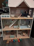 Poppenhuis, Kinderen en Baby's, Speelgoed | Houten speelgoed, Ophalen, Gebruikt, Overige typen