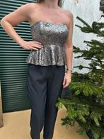 €199 korset top sequin pailletten Gestuz 38 corsage string, Kleding | Dames, Tops, Maat 38/40 (M), Zwart, Ophalen of Verzenden