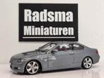 Bmw 3serie Coupe E92 - Grey metallic - 1:43 AUTOart, Overige merken, Auto, Ophalen of Verzenden, Zo goed als nieuw