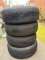 4 winterbanden Goodyear Ultragrip 9 195/55 R16 87T, Auto-onderdelen, Banden en Velgen, Ophalen, 16 inch, Winterbanden, Band(en)