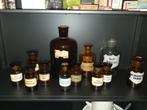 Apothekers potten met labels, Antiek en Kunst, Curiosa en Brocante, Ophalen