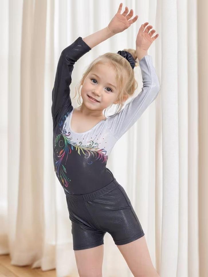 Turnpakje turnbroekje zwart 110 116 122 128 134 140 146 152, Sport en Fitness, Turnen, Nieuw, Turnpak(je), Kindermaat 122 t/m 140