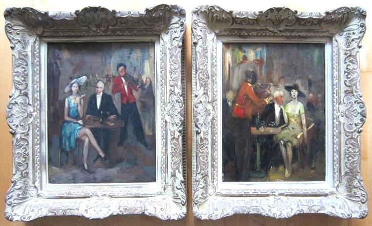 PENDANT====HAN van MEEGEREN 1889-1947====, Antiek en Kunst, Kunst | Schilderijen | Klassiek, Ophalen