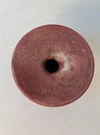 Mobach keramiek rode kandelaar, Huis en Inrichting, Overige materialen, Gebruikt, Mobach, Ophalen of Verzenden