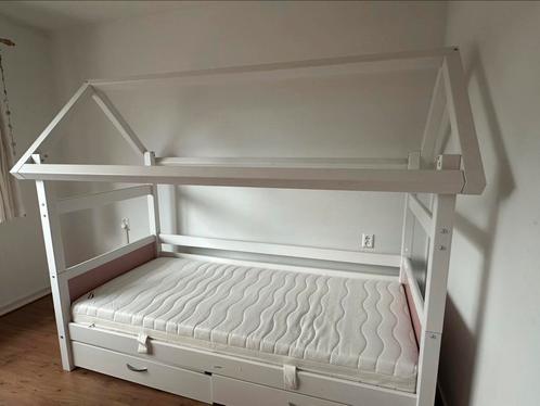 Flexworld dakframe/ bedhuisje, Huis en Inrichting, Slaapkamer | Stapelbedden en Hoogslapers, Zo goed als nieuw, Overige typen