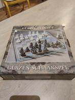 Schaakspel van glas mini formaat, Gebruikt, Ophalen of Verzenden, Nvt, Nvt