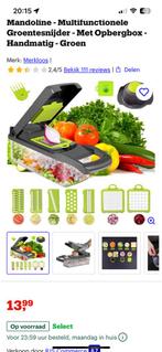 Groentesnijder, Ophalen, Zo goed als nieuw