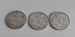 3 zwaar zilveren rijksdaalders Juliana, Postzegels en Munten, Munten | Nederland, Ophalen, Koningin Juliana, 2½ gulden