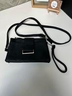 Zwarte Dames Schoudertas / clutch, Ophalen of Verzenden, Zo goed als nieuw, Zwart, Schoudertasje
