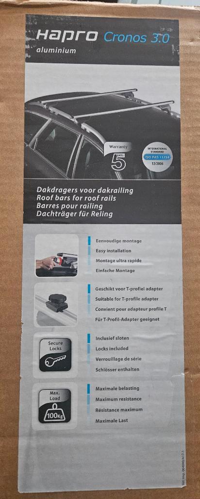 Dakdrager Hapro Cronos 3.0, Auto diversen, Dakdragers, Zo goed als nieuw, Ophalen of Verzenden