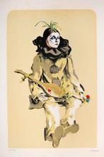 Alberto Fremura / Fantastische Litho " Harlekijn " /Handges., Antiek en Kunst, Kunst | Litho's en Zeefdrukken, Ophalen of Verzenden