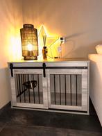 Pawhut bench hondenkooi ZGAN, Dieren en Toebehoren, Ophalen, Zo goed als nieuw