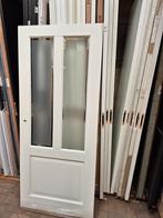 83x201,5cm binnendeur opdek R incl satijn facet glas XB6, Doe-het-zelf en Verbouw, Deuren en Horren, Ophalen, 80 tot 100 cm, .