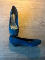Nette donkerblauwe hakken - Maat 38, Kleding | Dames, Schoenen, Pumps, Blauw, Ophalen of Verzenden, Zo goed als nieuw
