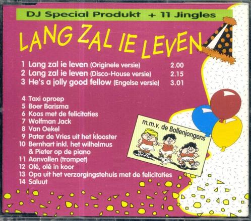 cd van Ballenjongens, De - Lang Zal Ie Leven, Cd's en Dvd's, Cd's | Nederlandstalig, Gebruikt, Levenslied of Smartlap, Verzenden