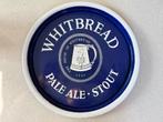 Whitbread dienblad emaille, Ophalen of Verzenden, Gebruikt, Reclamebord, Plaat of Schild, Overige merken
