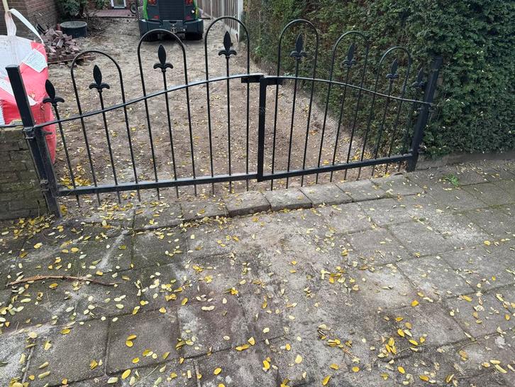 Sierhek 2,7m - Goed Werkend, Tuin en Terras, Tuinhekken en Hekwerk, Gebruikt, Sierhekwerk, IJzer, Ophalen