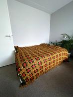 Foldable bed with storage space + mattresses, Huis en Inrichting, Slaapkamer | Bedden, Ophalen, Wit, Tweepersoons, 200 cm