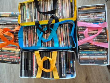 5 boodschappen vol dvd's  beschikbaar voor biedingen