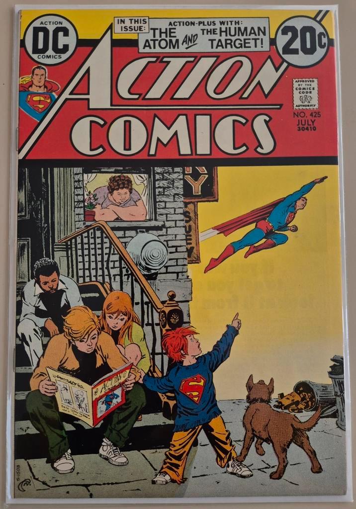 Action Comics #425 (1973), Boeken, Strips | Comics, Zo goed als nieuw, Eén comic, Amerika, Ophalen of Verzenden