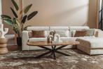 *OPRUIMING* Bank Loungebank Brighton 281x196 cm Kleur Ivory, Ophalen of Verzenden, Nieuw, Stof, Bank Loungebank Brighton 3 zits kleur Ivory gratis bezorgd