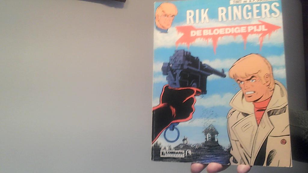 rik ringers nr 36 de bloedige pijl eerste druk lombard 1983, Eén stripboek, Ophalen of Verzenden, Zo goed als nieuw
