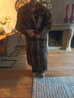 Vintage Bruine Bontjas - Maat XL, Ophalen, Gedragen, Bruin