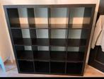 2x 16 vaks ikea kallax expedit open kast vakkenkast zwart, Ophalen, 100 tot 150 cm, 5 laden of meer, 100 tot 150 cm