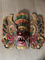 Houten Balinees Masker, Ophalen of Verzenden