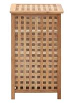 AANBIEDING | Wasmand waskorf walnotenhout binnenzak! GRTS BE, Verzenden, Nieuw