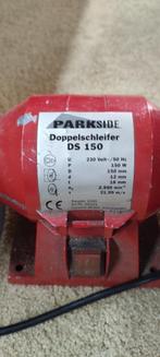 slijp machine parkside DS 150, Ophalen of Verzenden, Gebruikt, Minder dan 700 watt, Werkbankslijpmachine
