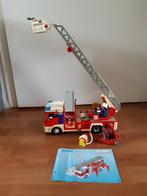 Playmobil brandweer ladderwagen, Verzenden, Zo goed als nieuw, Complete set