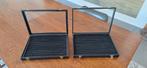 2 presentatie vitrines / display ringen, Huis en Inrichting, Kasten | Vitrinekasten, Ophalen, 25 tot 50 cm, Minder dan 100 cm