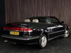 Saab 900 Cabrio 2.3 S - AIRCO - ELEKTRISCHE RAMEN & SPIEGELS, Auto's, Saab, Gebruikt, 4 cilinders, 4 stoelen, Zwart