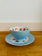 Retro Kom en Bord met Jan Jans en de Kinderen, Huis en Inrichting, Keuken | Servies, Ophalen of Verzenden, Zo goed als nieuw, Kom(men)