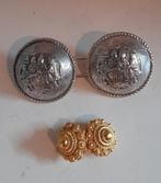 Zilveren Broekstukken & Keelknopen Verguld, Ophalen of Verzenden