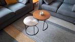 Set bijzettafels, Huis en Inrichting, Tafels | Salontafels, Ophalen, Minder dan 50 cm, Gebruikt, Rond