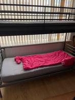 Stapelbed met 2 matrassen, Ophalen, 90 cm, 160 tot 180 cm, Tweepersoons