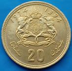 Marokko 20 Santimat - 1974, Postzegels en Munten, Munten | Afrika, Losse munt, Overige landen, Verzenden