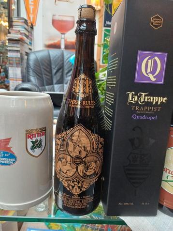 Three Rules Of Authentic Trappist Fles 75 cl - La Trappe  beschikbaar voor biedingen