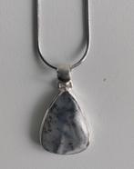 Edelsteenhanger Merliniet in Zilver "Nieuw", Overige voorstellingen, Nieuw, Ophalen of Verzenden, Met edelsteen