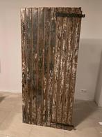 Oude staldeur / boerderijdeur hardhout., Ophalen, Gebruikt, 80 tot 100 cm, Buitendeur