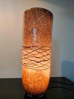 Murano Tafellamp Amber Caramel Glasdraad 1980, Huis en Inrichting, Lampen | Tafellampen, Ophalen of Verzenden, Glas, Minder dan 50 cm