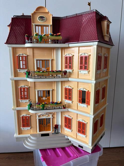 Playmobiel herenhuis en extra verdieping 5302/7483, Kinderen en Baby's, Speelgoed | Playmobil, Gebruikt, Ophalen of Verzenden