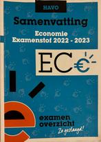 ExamenOverzicht - Samenvatting Examenstof Economie HAVO, Gelezen, Economie, HAVO, Ophalen of Verzenden
